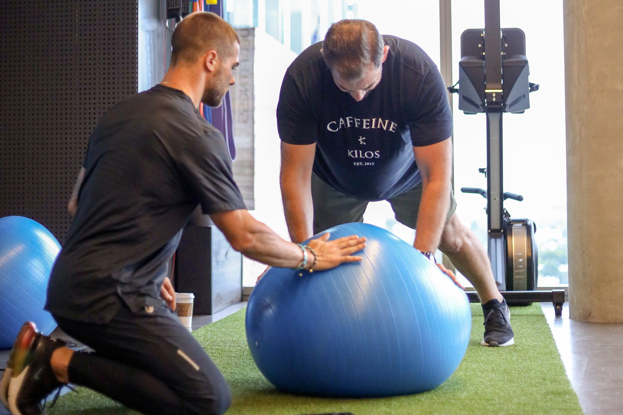 Person getting training at 1 West Hollywood