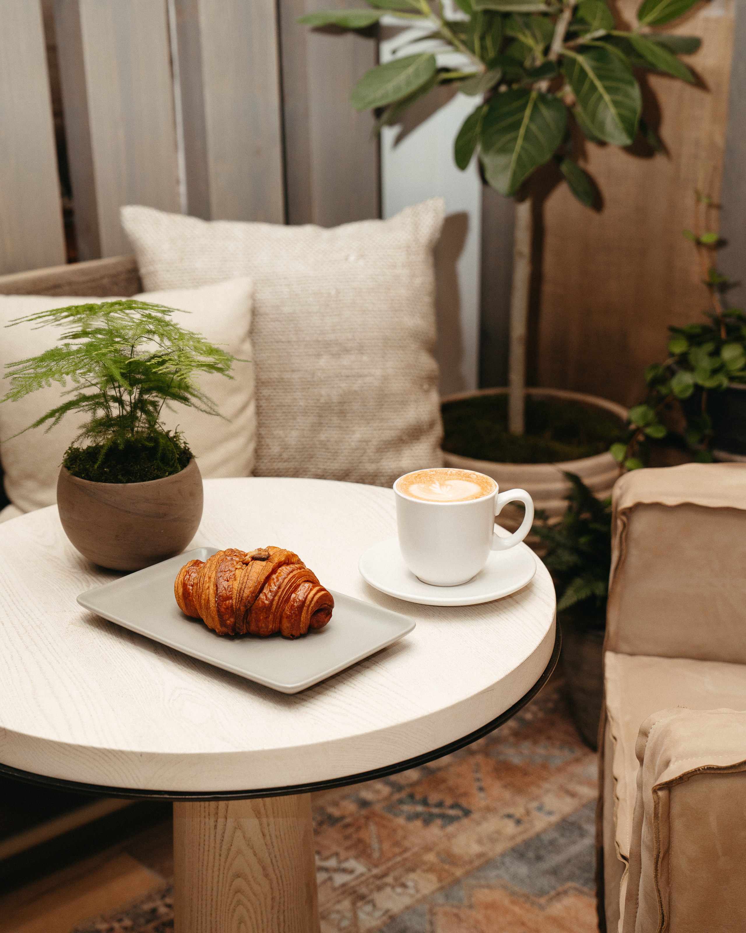 Croissant and Coffee