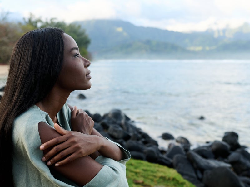 Model Embracing her Wellness Journey