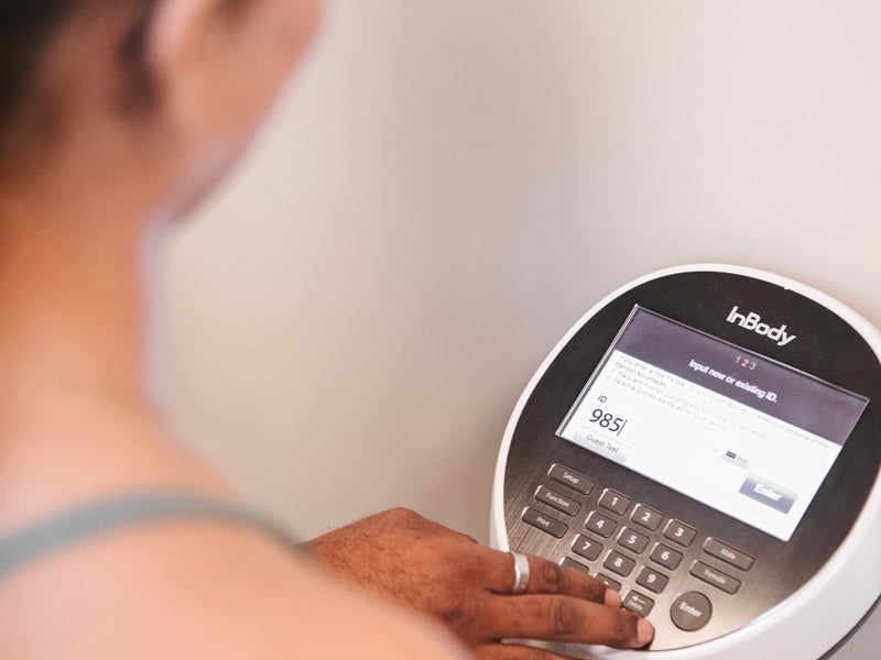 InBody Scan Touchless Therapy Wellness Experience
