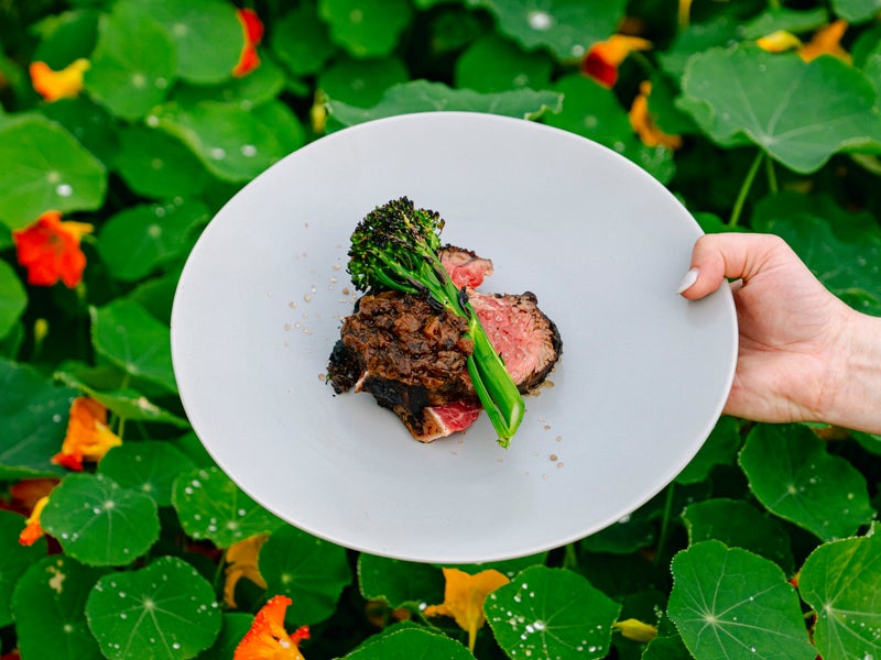 dinner in a farm