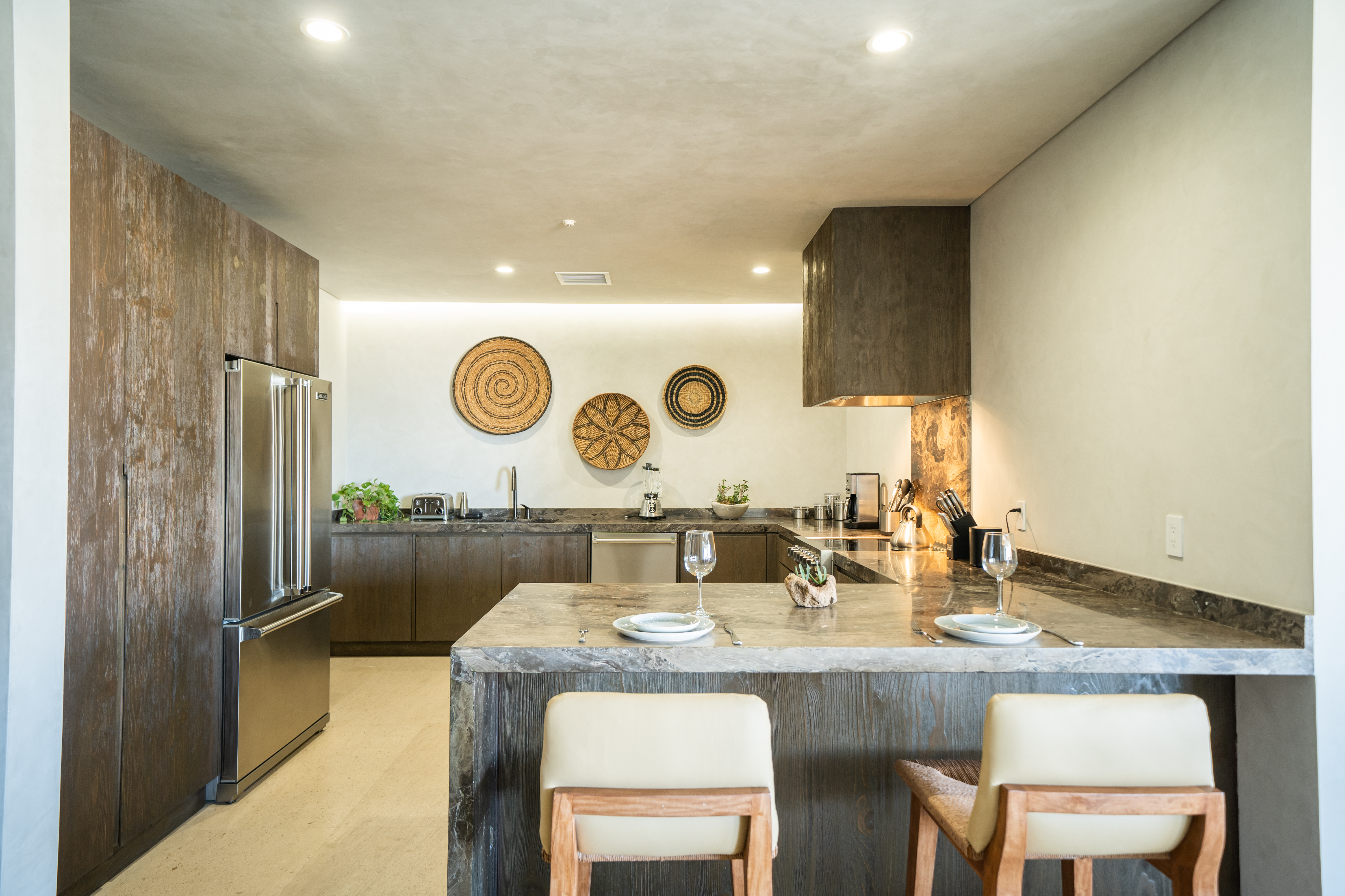 1 Homes Cabo four bedroom ocean looking into kitchen 