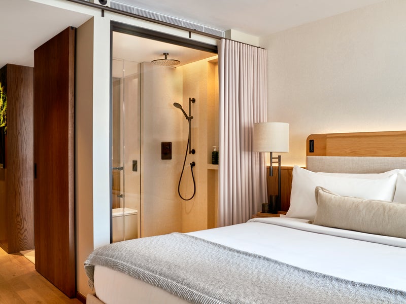 a hotel room