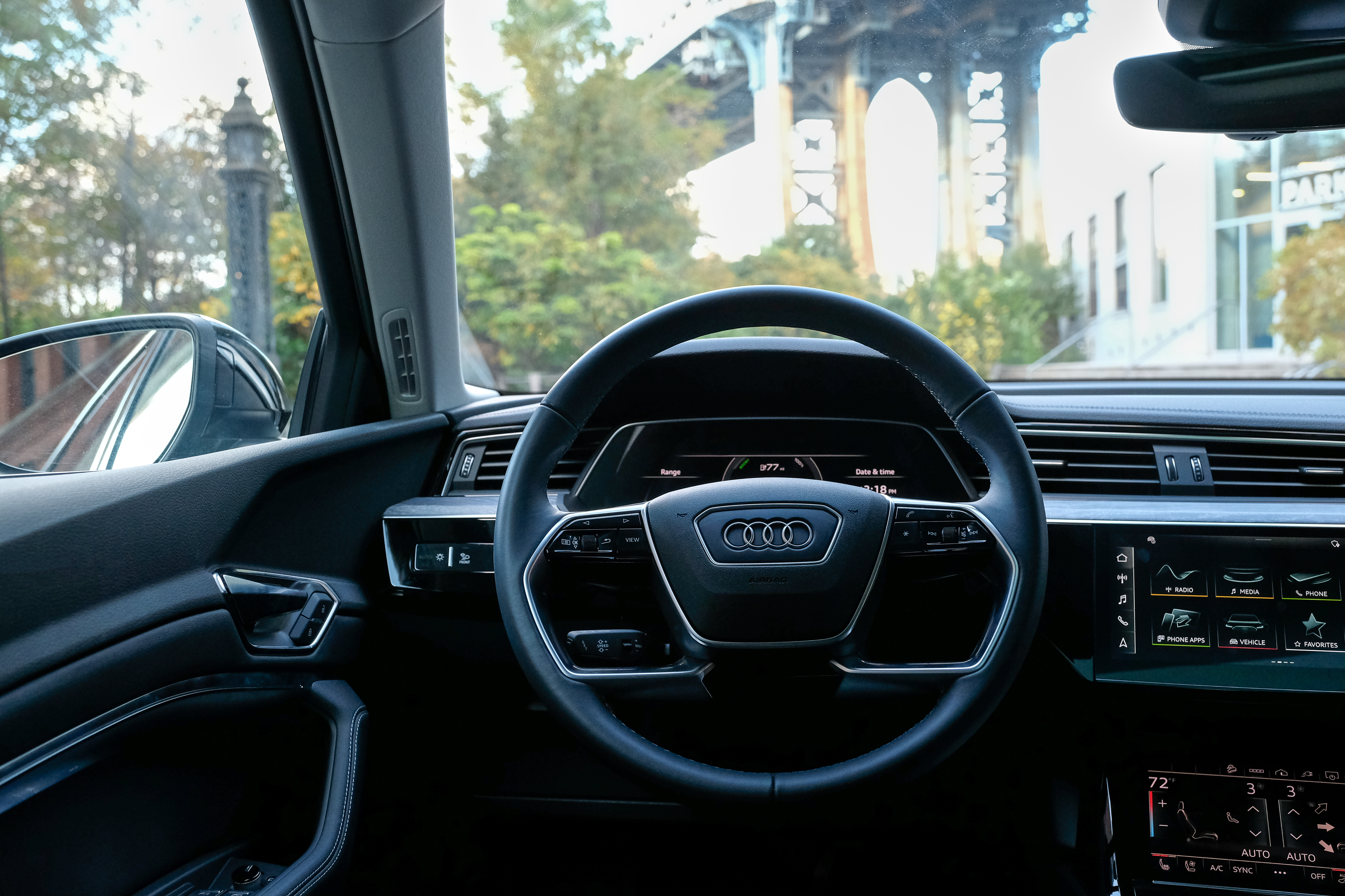 interior del vehículo Audi e-tron 