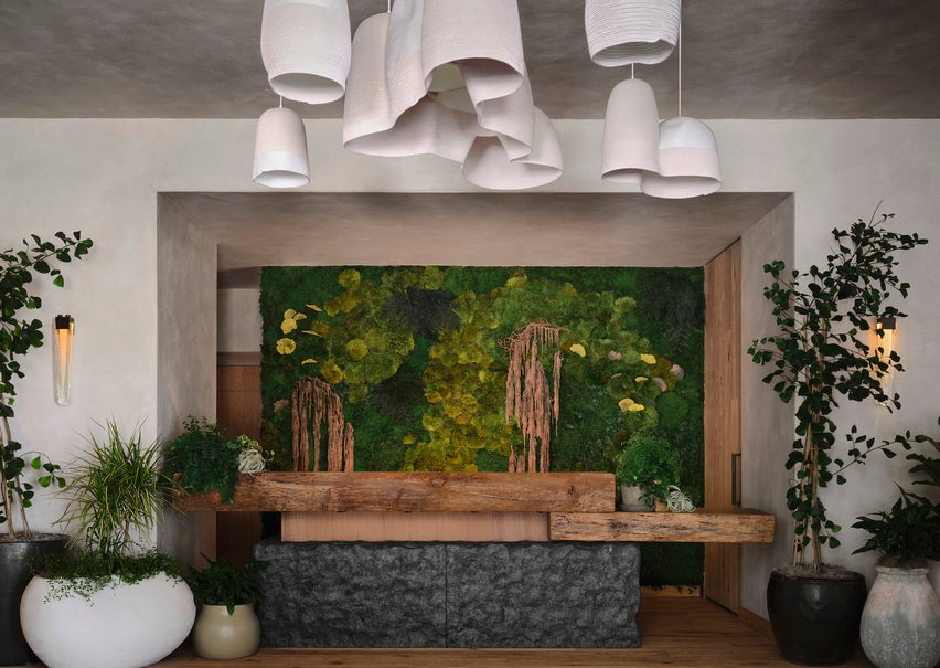 Front desk at the lobby