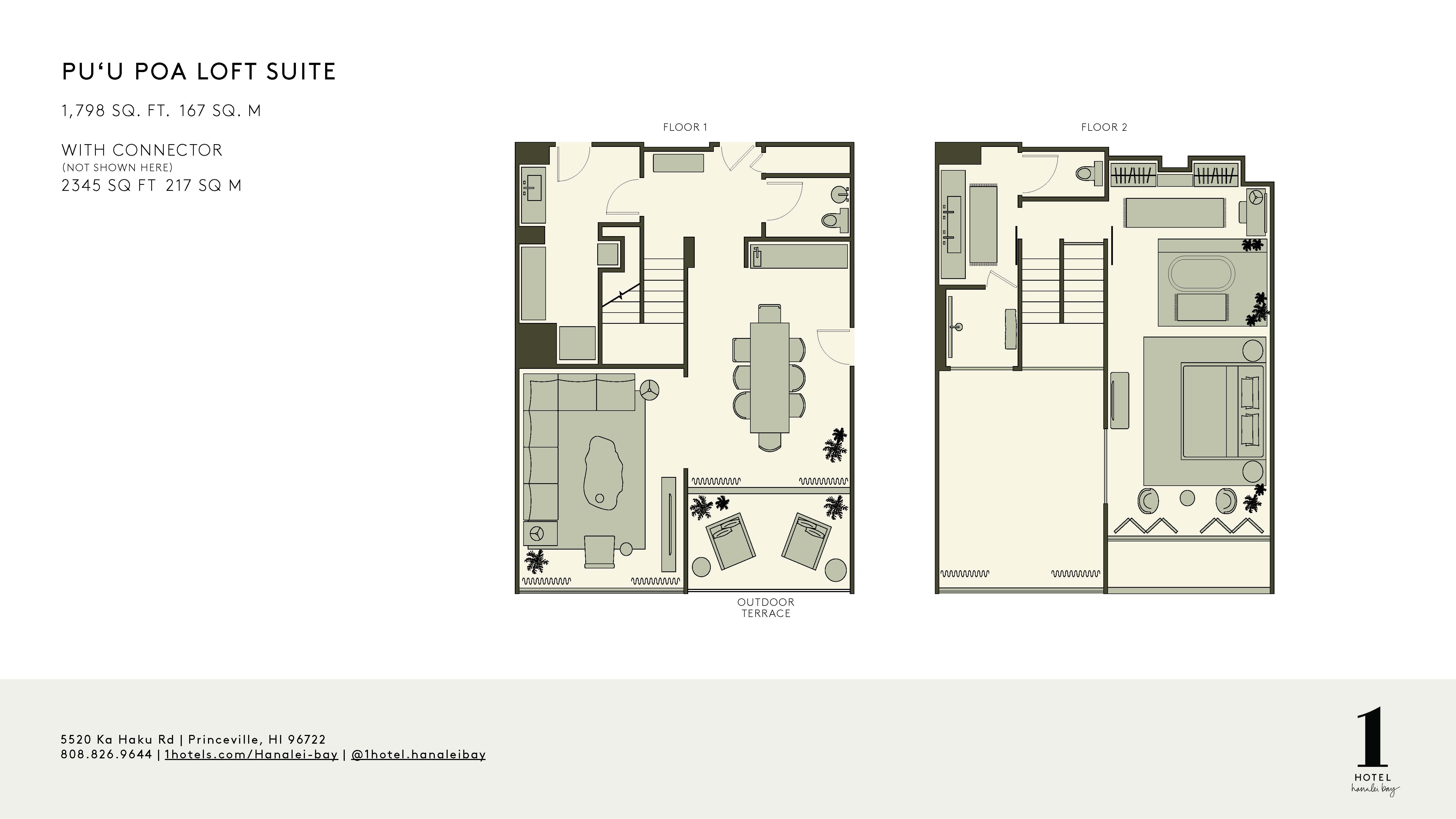 Puʻu Poa 海洋Loft Suite