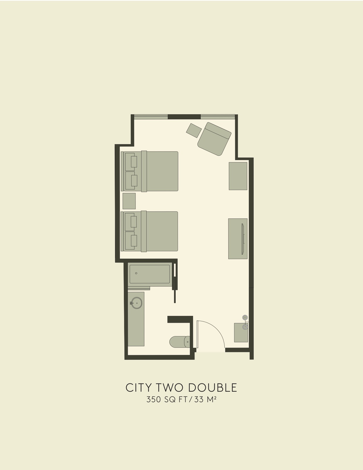 City Two double 平面图