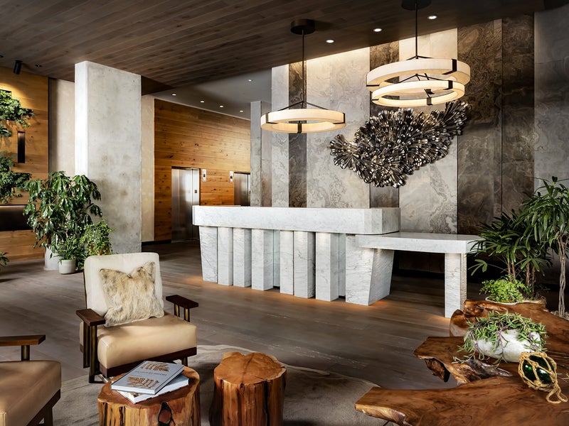 Reception area at 1 Hotels