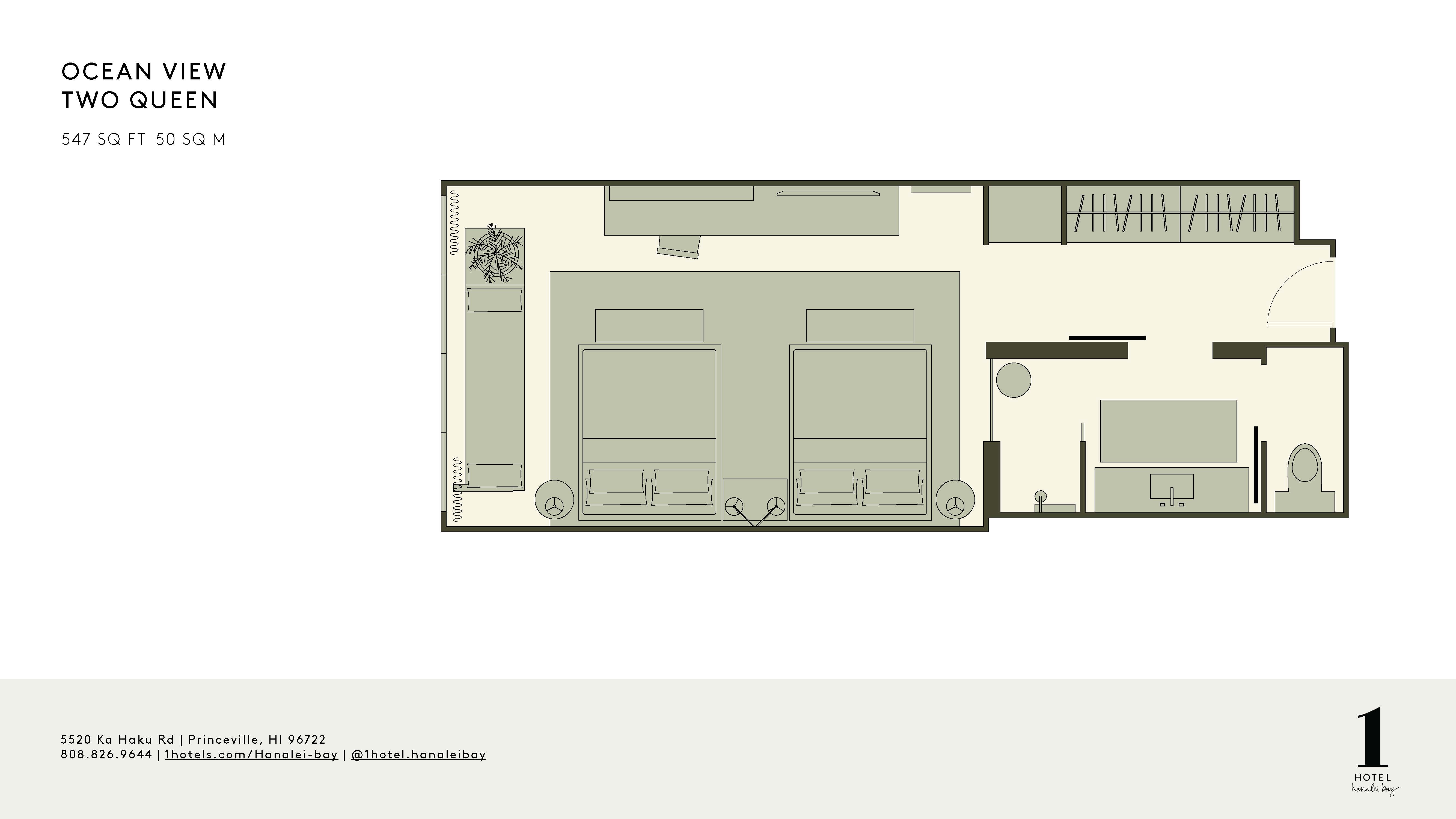 Ocean View Two Queen