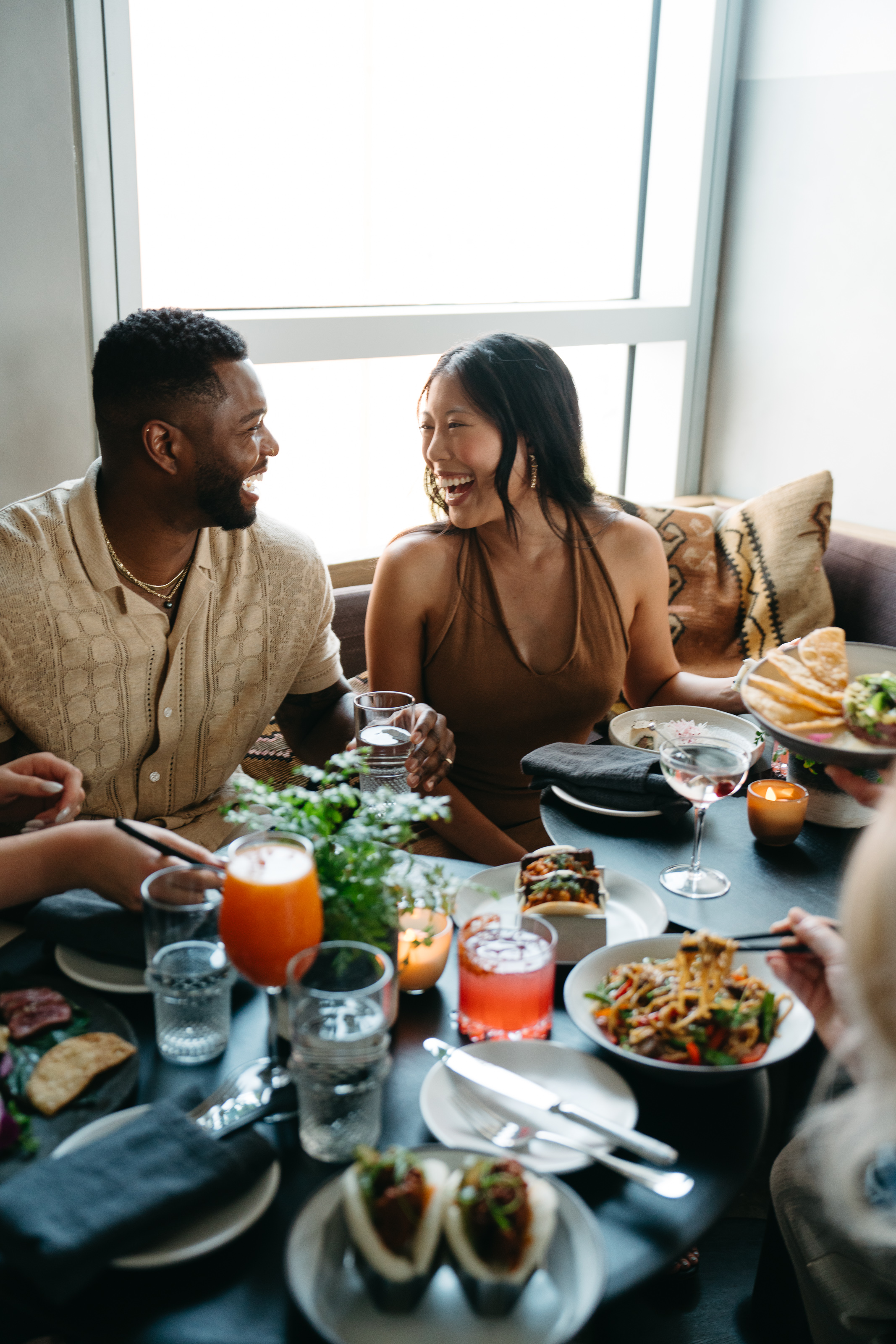 couple having dinner
