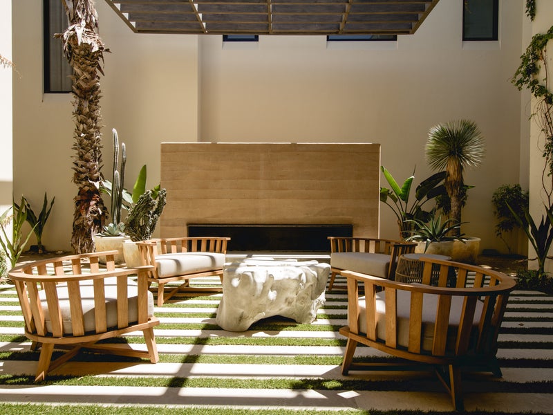 Outdoor seating area