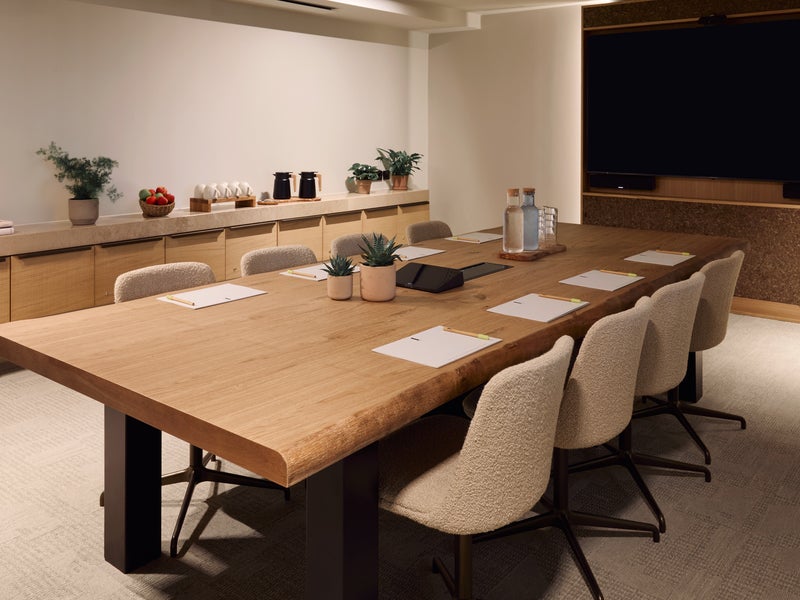 Poplar boardroom