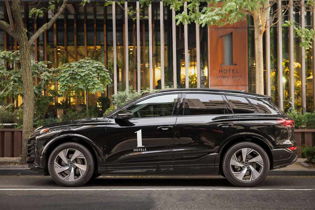 Audi fully electric e-tron house car