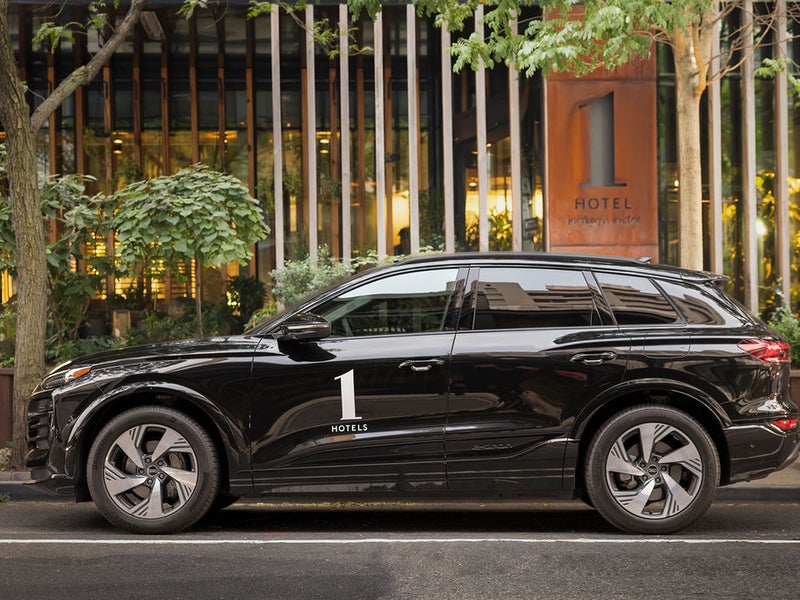 Audi fully electric e-tron house car