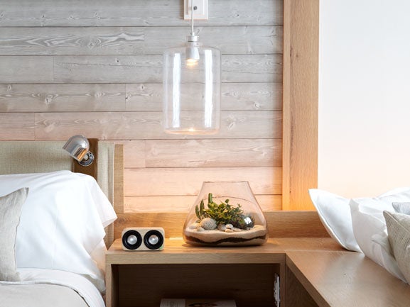 Side table with drawers