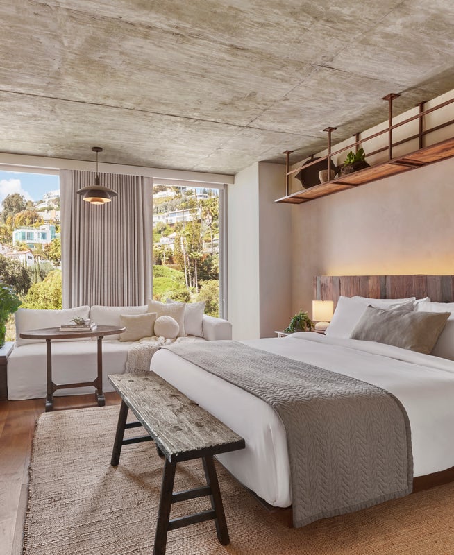 City King Hotel Room at 1 Hotel West Hollywood