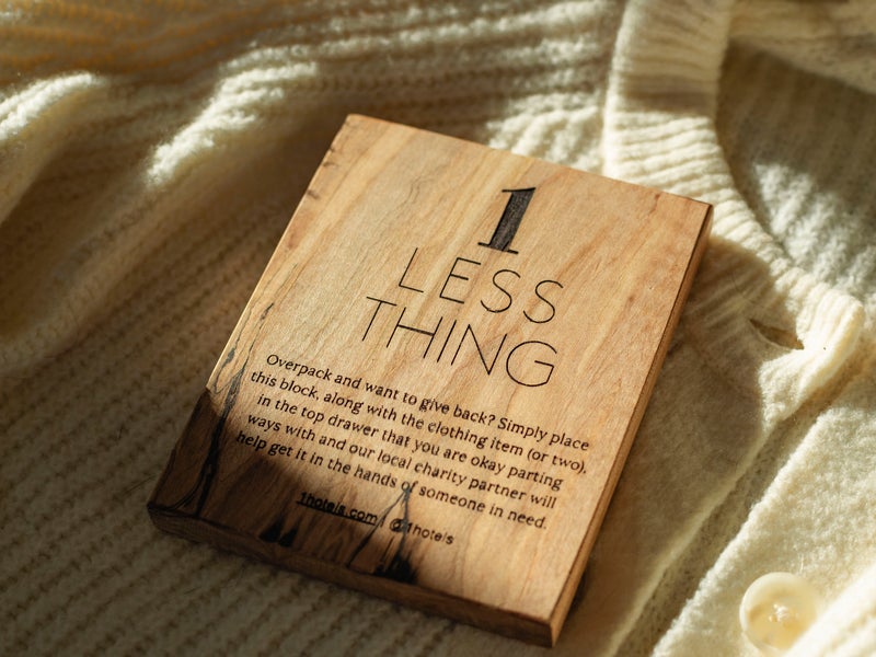 1 less thing