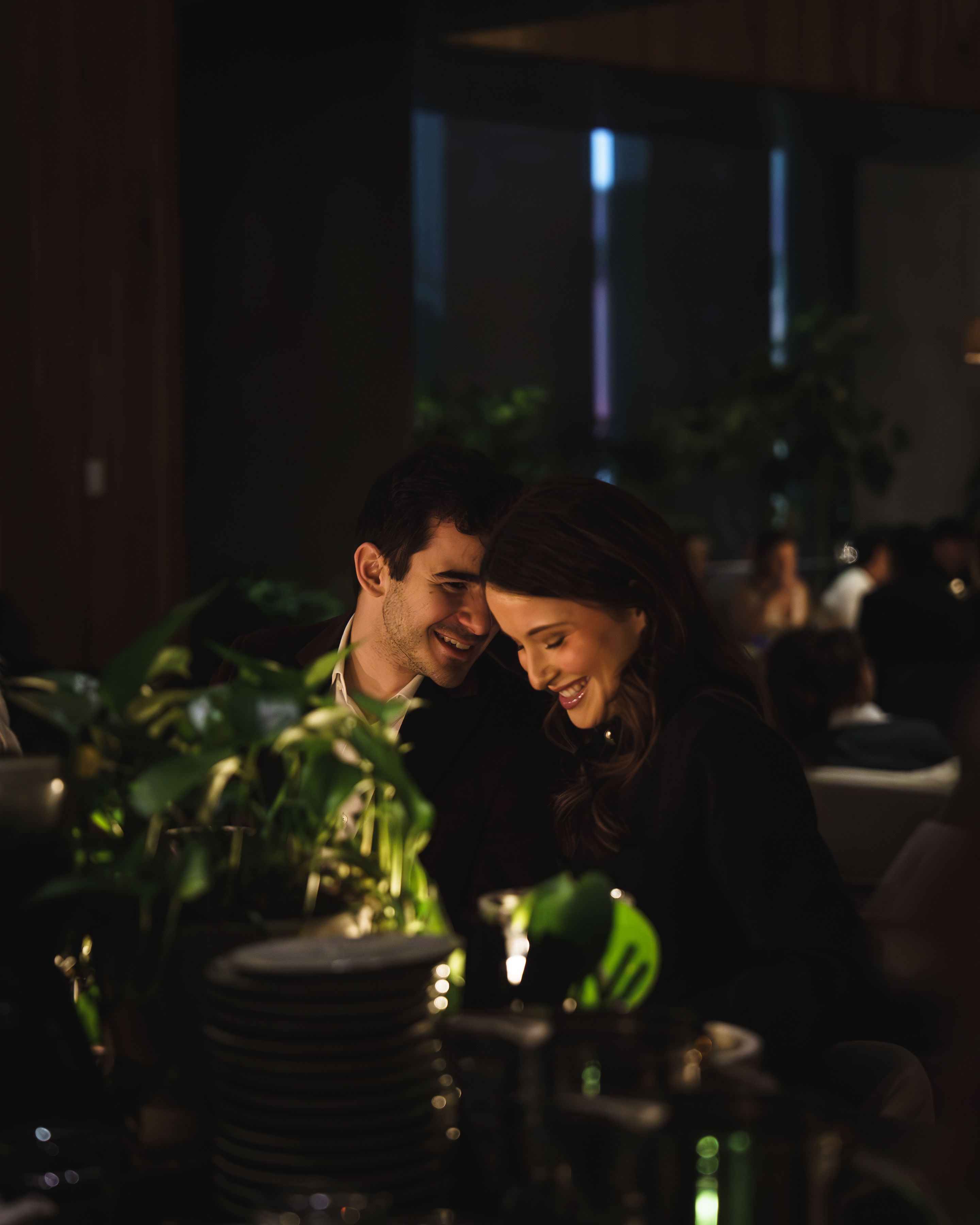 couple having dinner