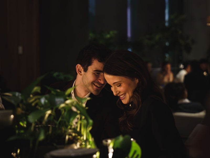 couple having dinner
