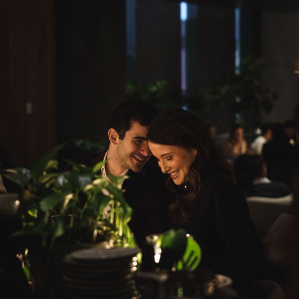 couple having dinner