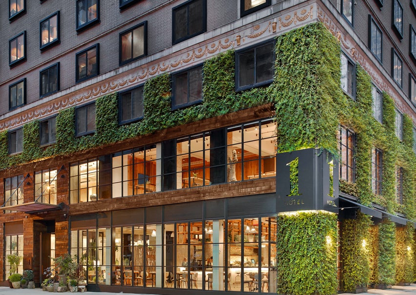 Facade of 1 Hotel Central Park