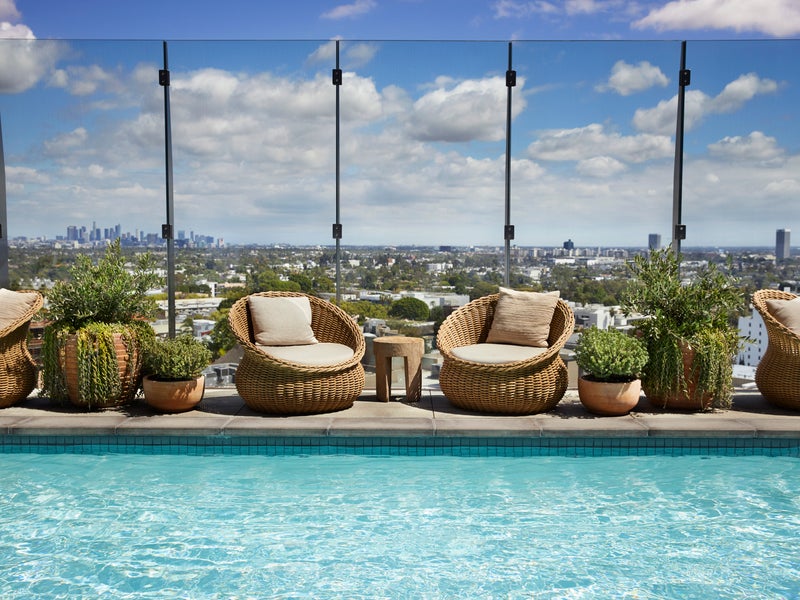 Rooftop pool