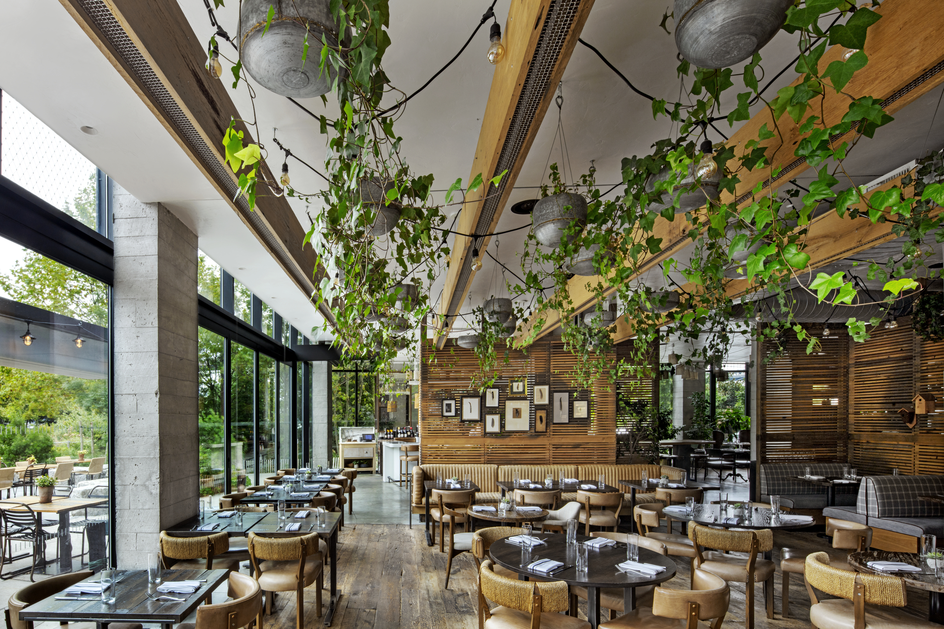 Eetgedeelte in 1 Hotel Brooklyn Bridge