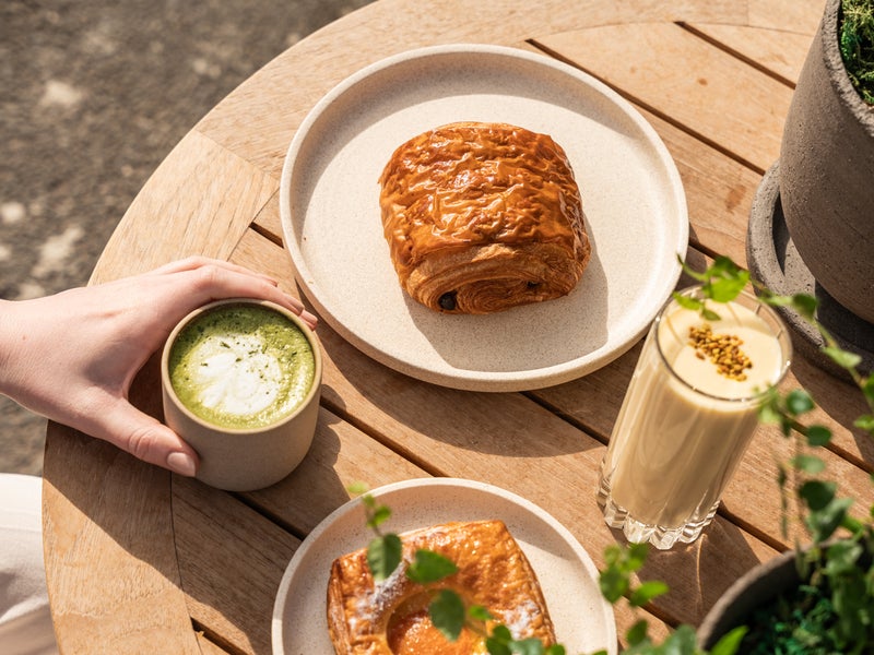 Pastries and Coffees from Neighbours Cafe