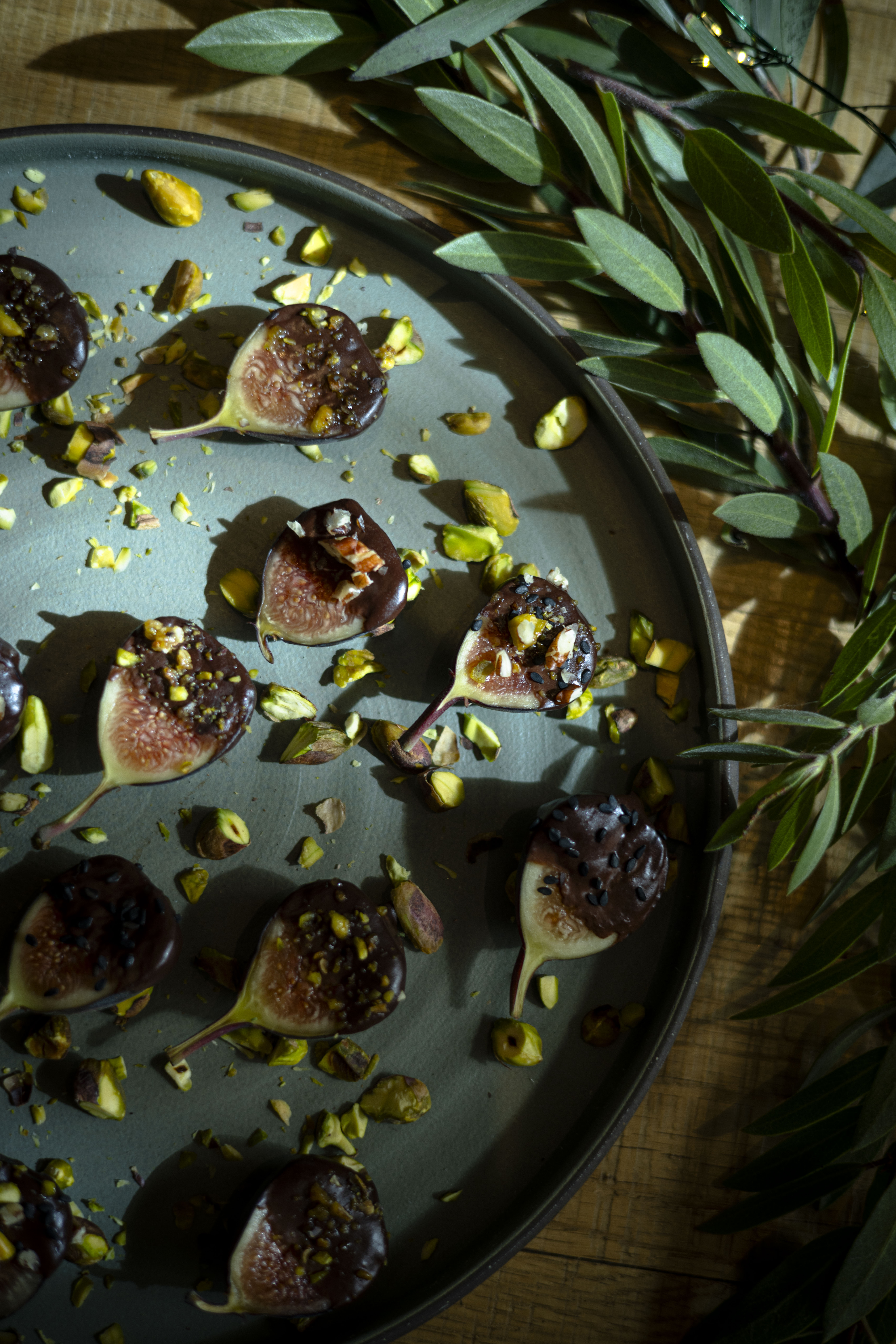 chocolate covered figs