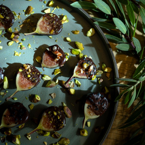 chocolate covered figs