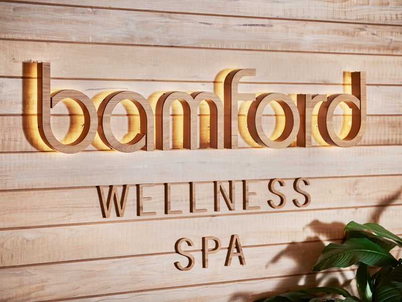 bamford wellness spa signage