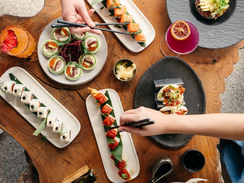 harriets dinner spread