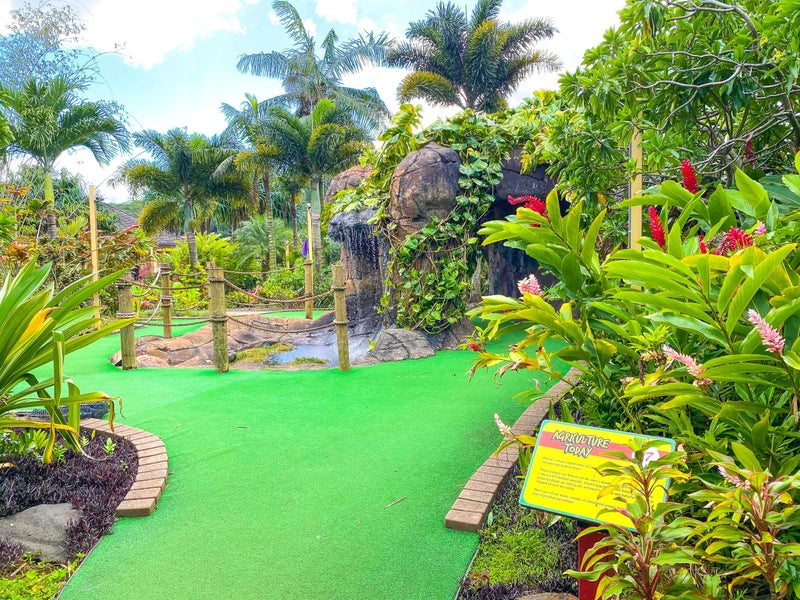 Mini golf course