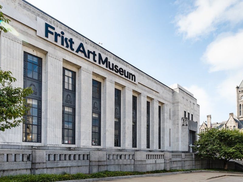 Grey exterior of the Frist Art Museum