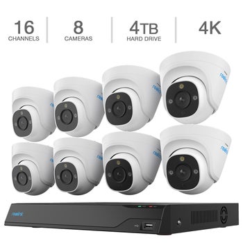 Reolink 4K+ 12MP Ultra HD 16-channel 4TB HDD NVR Security System