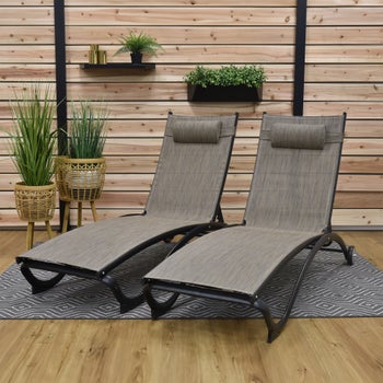 Glendale 4-position Loungers 2-Pack