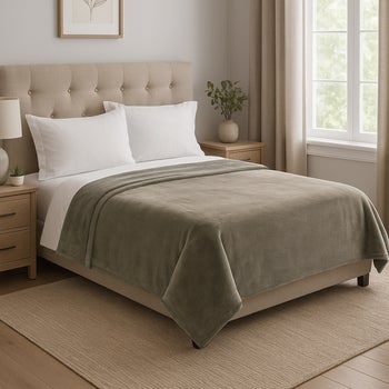 Kirkland Signature Plush Blanket King