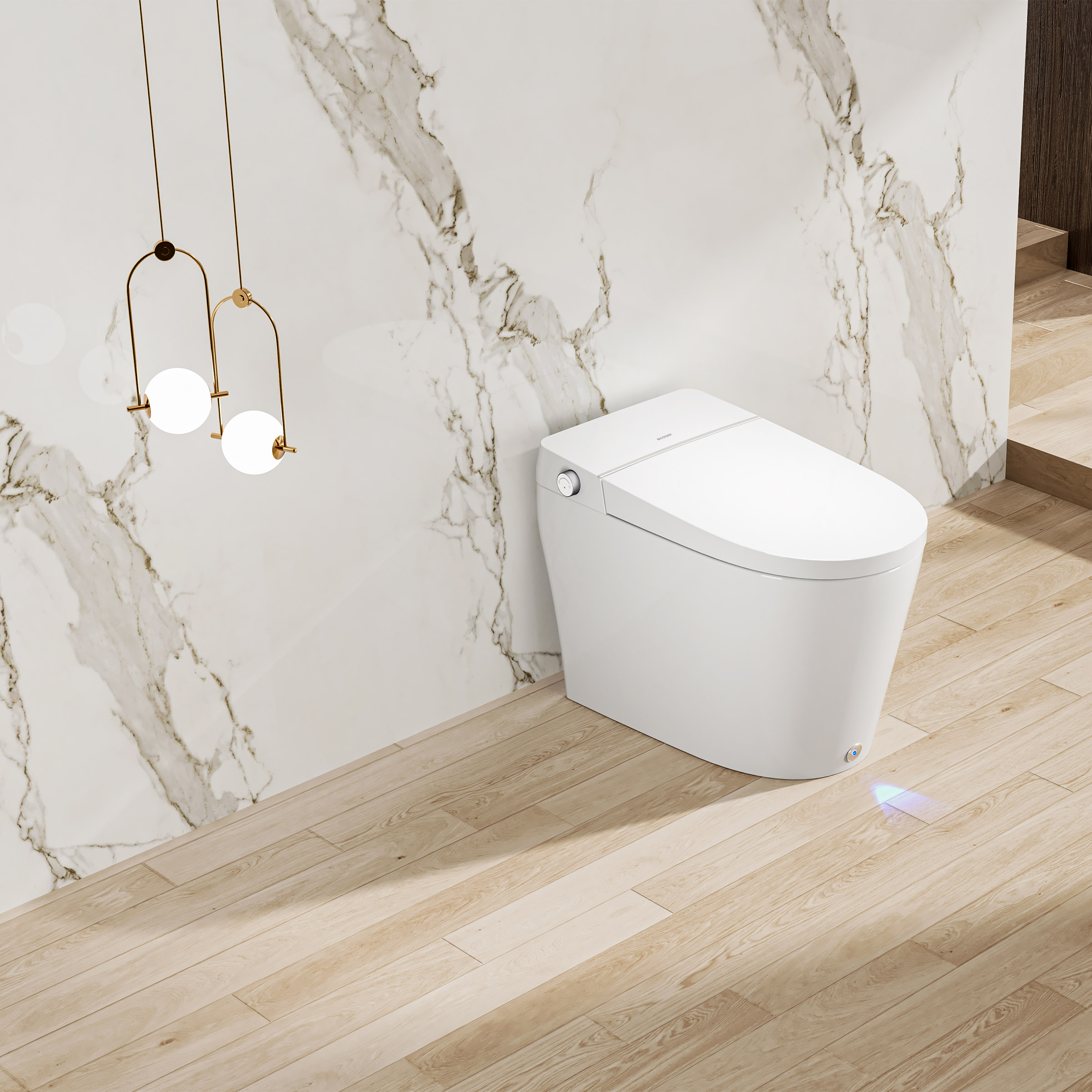 Ecoway Taheo Integrated Smart Toilet With Builtin Bidet Costco