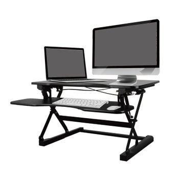 TygerClaw Black Sit-and-stand Adjustable Desk Riser