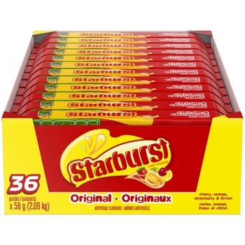 Starburst Original Fruit Candy, 36 × 58 g