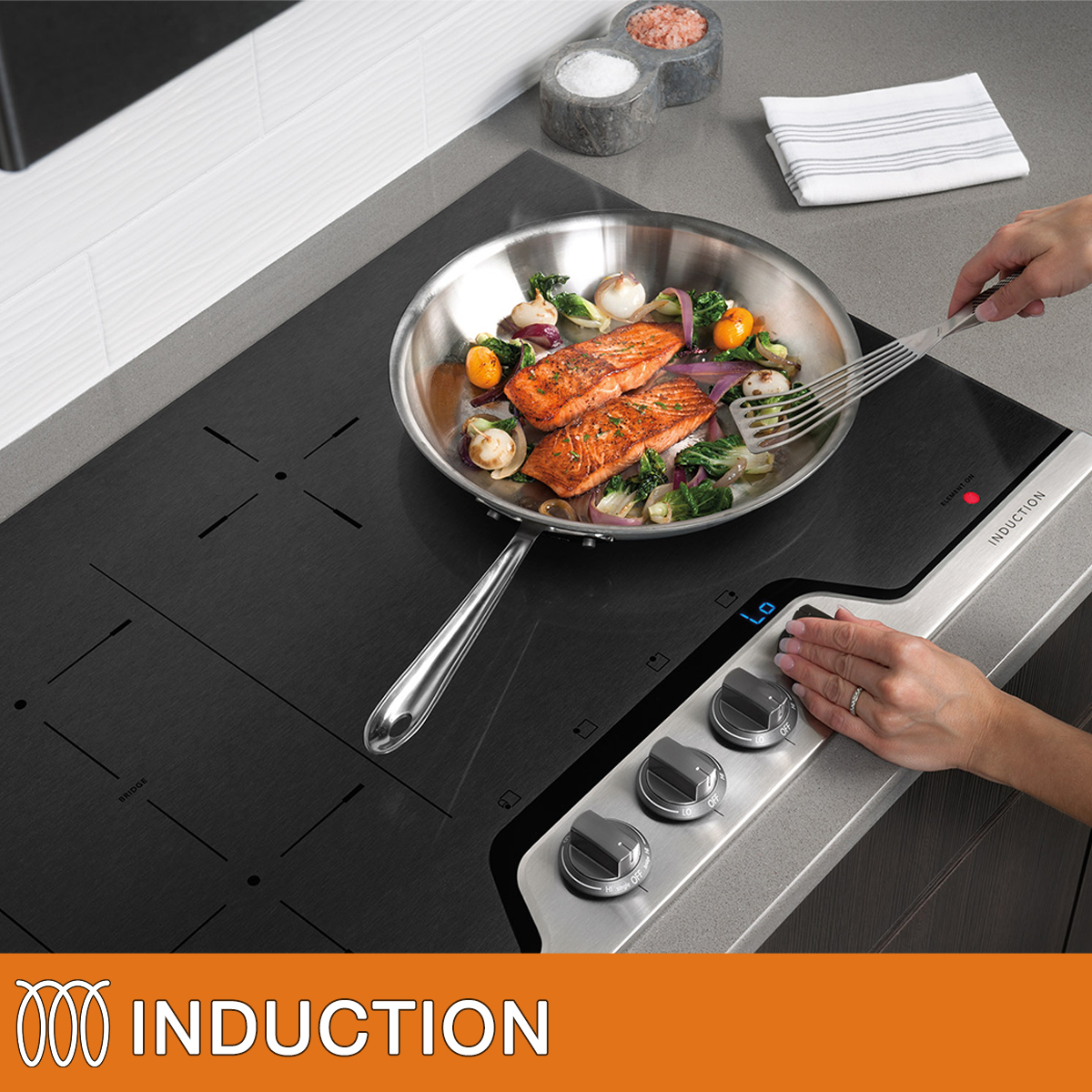 Frigidaire Professional 30 in. Stainless Steel Induction DropIn Cooktop with Professionalgrade
