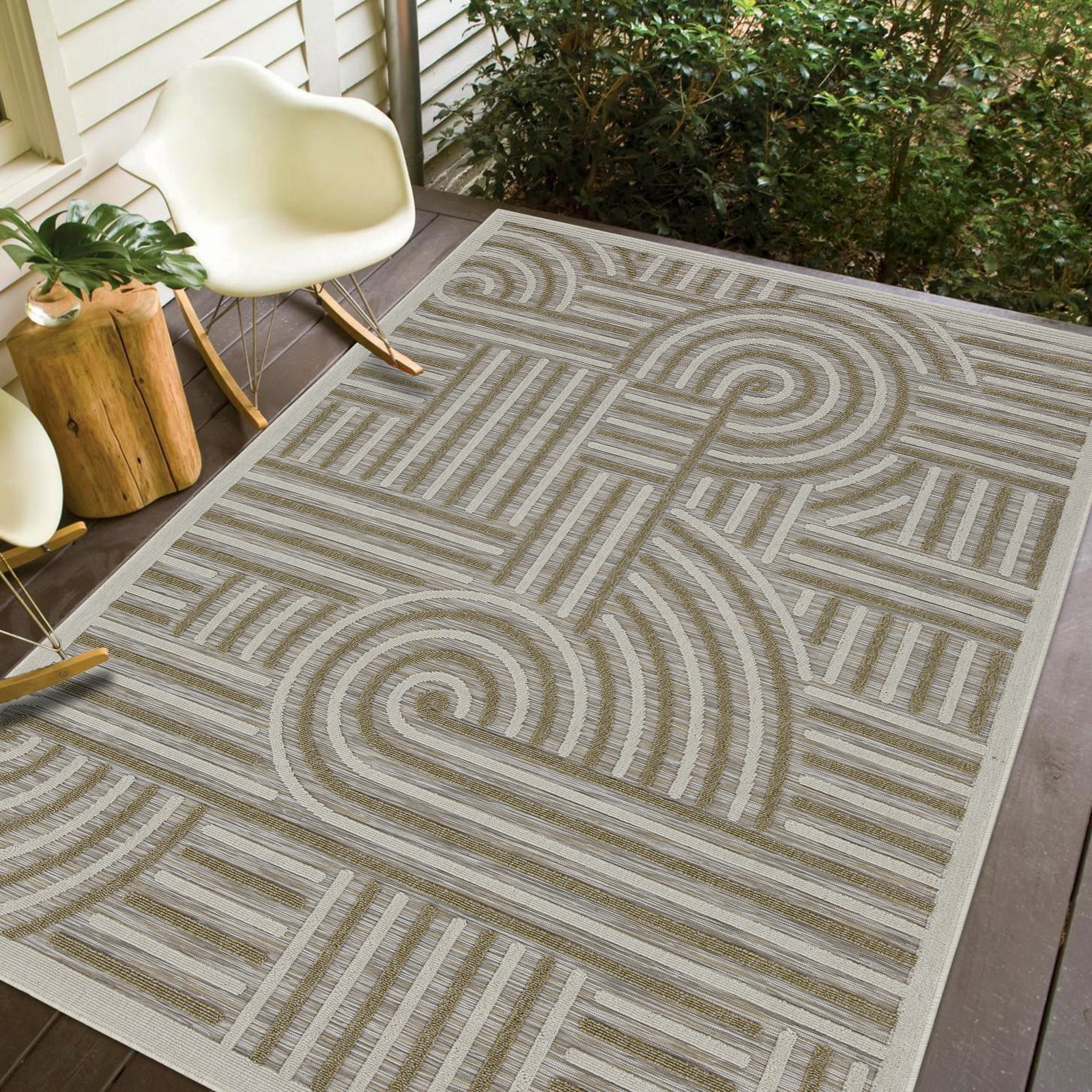 Viana Madrid Collection Arches Indoor/Outdoor Area Rug Costco