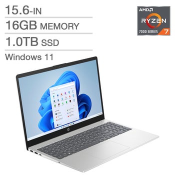HP 15-fc0040ca Laptop, AMD Ryzen 7 7730U