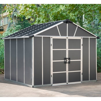 Yukon 11 ft. x 9 ft. Polycarbonate Storage Shed | Costco