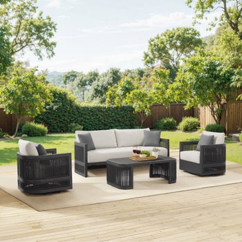 Henredon Annalise 4-piece Outdoor Patio Seating Set | Costco