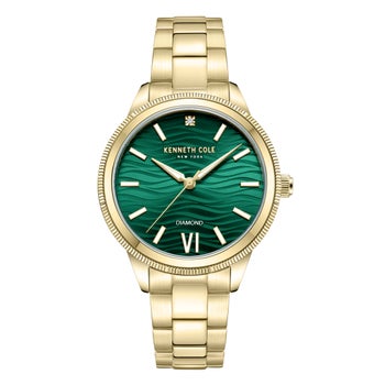 Kenneth Cole New York Green Dial Ladies Watch