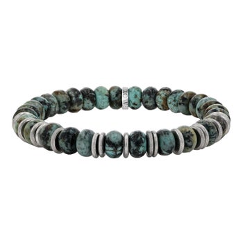 Mr. Lowe by Sheryl Lowe African Turquoise Beaded Bracelet with