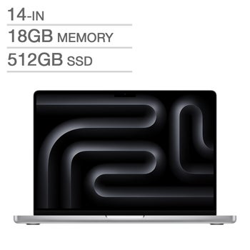 Apple MacBook Pro 14.2 in., M3 Pro, 18 GB RAM, 512 GB SSD, Silver