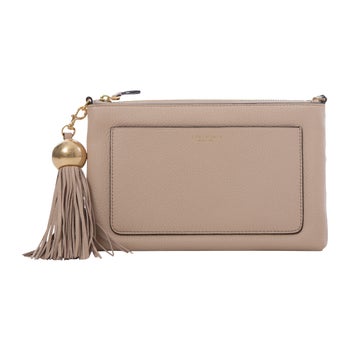 Tory Burch Tassel Crossbody, Light Oak | Costco
