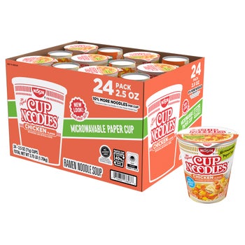 Nissin Cup Noodles, Chicken, 2.5 oz, 24-count | Costco